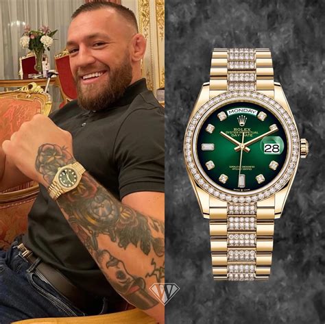 conor mcgregor rolex day date|conor mcgregor skeleton.